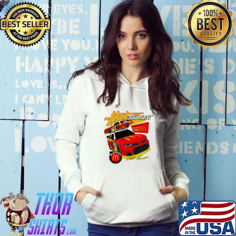 Drive thru crew retro nascar car racing matt kenseth sport s Hoodie