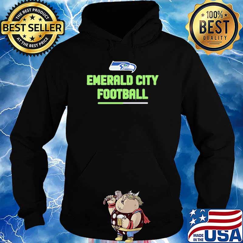 Emerald City Football Logo Seattle Seahawks shirt, hoodie, sweater, long  sleeve and tank top