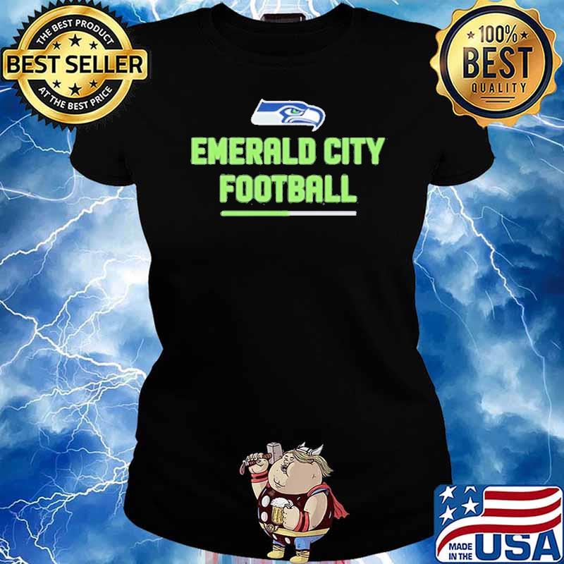 Emerald City Football Logo Seattle Seahawks T-shirt, hoodie