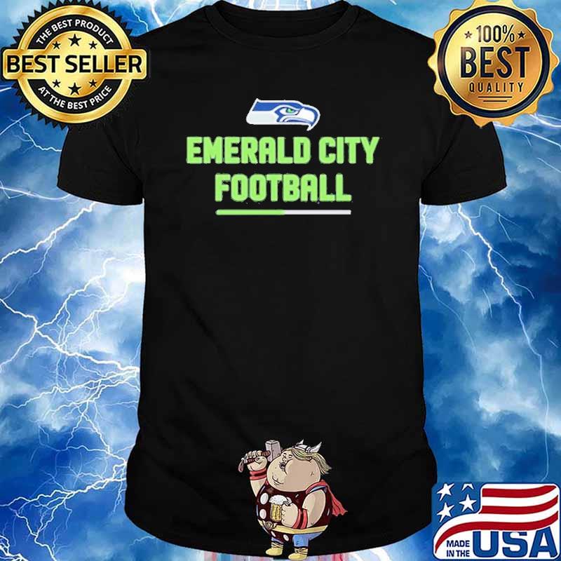 Emerald city Football NFL Seattle Seahawks Shirt