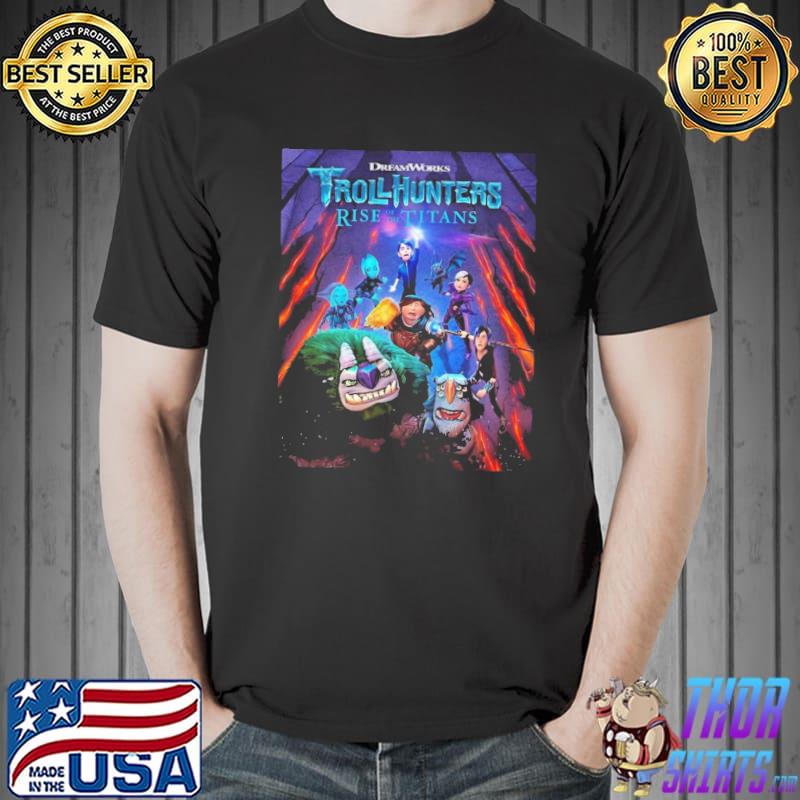 Fantasy film trollhunters rise of the Titans classic shirt