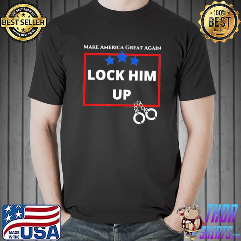 FbI raids trump's mansion lock him up antI Trump political Trump for prison classic shirt