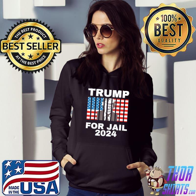 FbI searches Florida Trump home Trump for jail 2024 antiTrump us flag s Hoodie