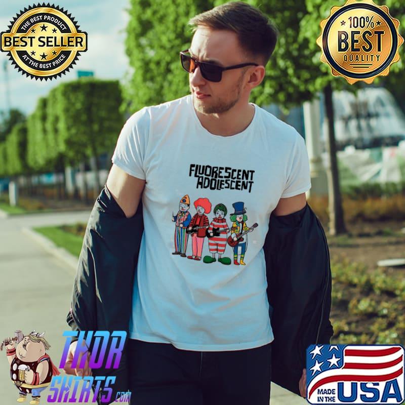 Fluorescent adolescent clowns arctic monkeys photographic style classic shirt