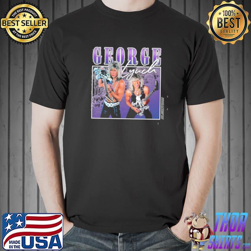 George lynch 80s music band vintage retro trending classic shirt