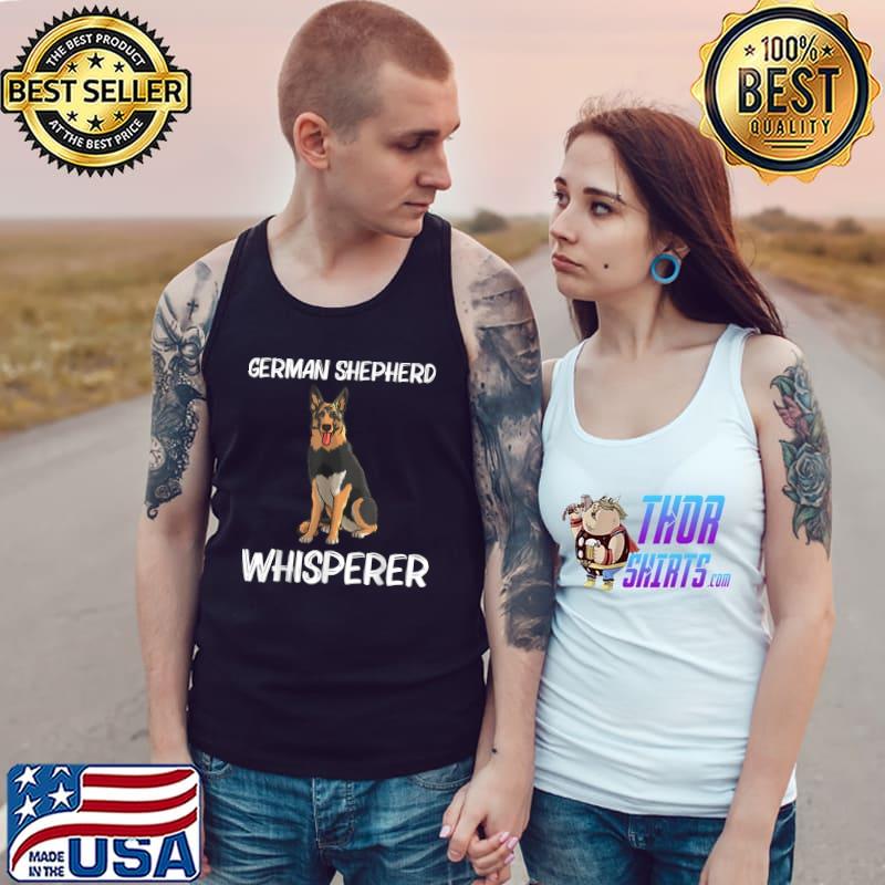 German Shepherd Whisperder Dog Lovers Owner T-Shirt Tank Top