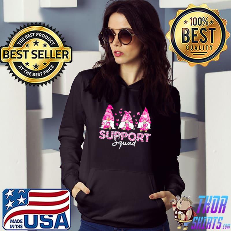 Gnome support squad breast cancer awareness pink tie dye classic s Hoodie