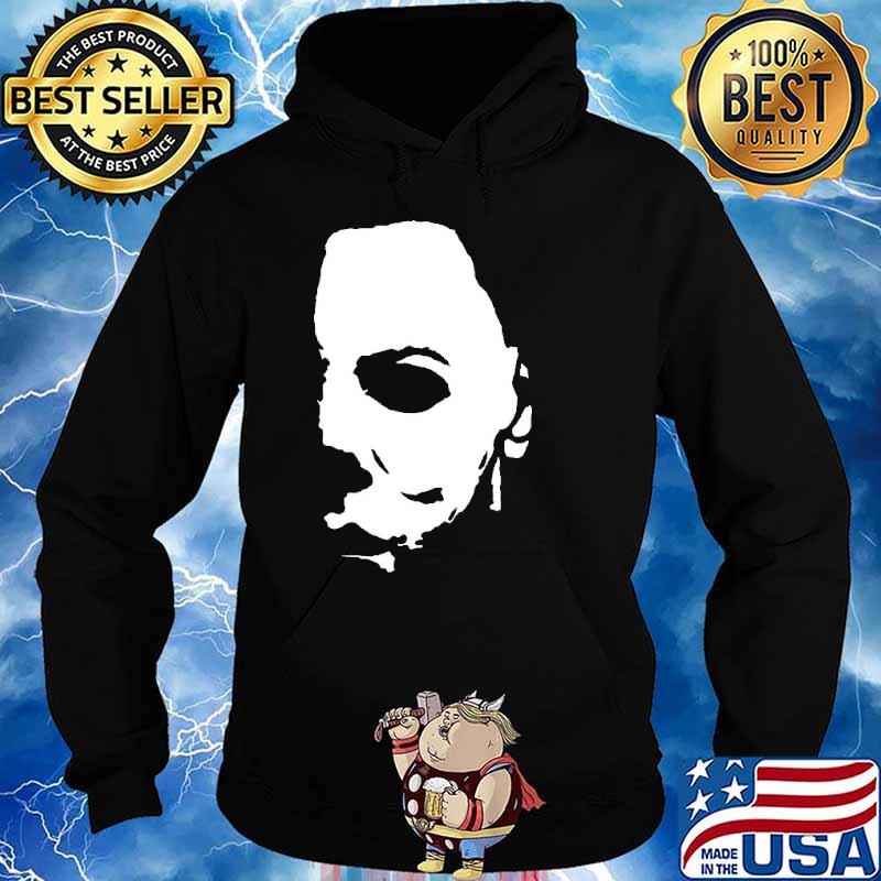 Halloween Michael Meyers Half Face Vinyl Decal Horror Movie Shirt Hoodie