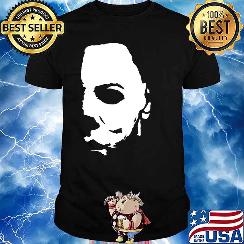 Halloween Michael Meyers Half Face Vinyl Decal Horror Movie Shirt