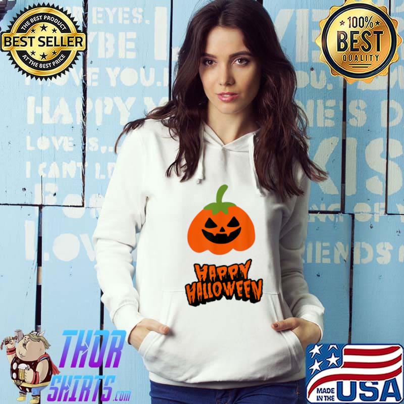 Halloween Party Night Happy Halloween Pimpkin Treat Or Trick T-Shirt Hoodie