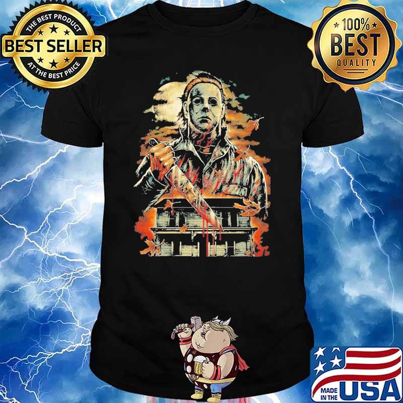 Halloween The night he came home horror movie michael myers shirt