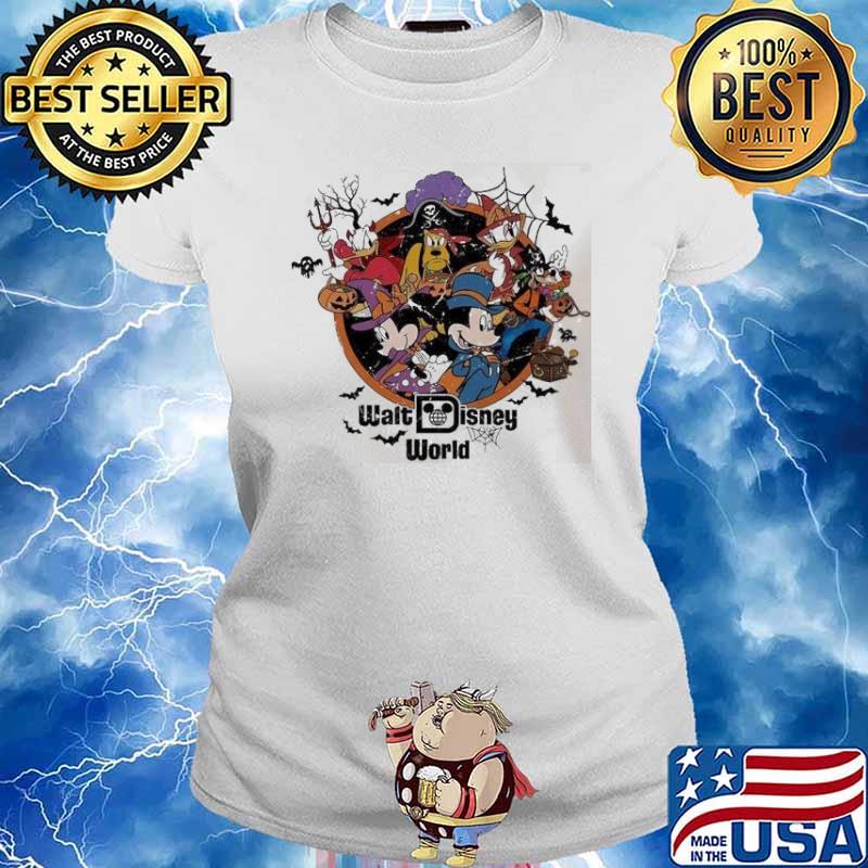 Halloween Walt Disneyworld Disney Trick Or Treat Shirt Ladies tee