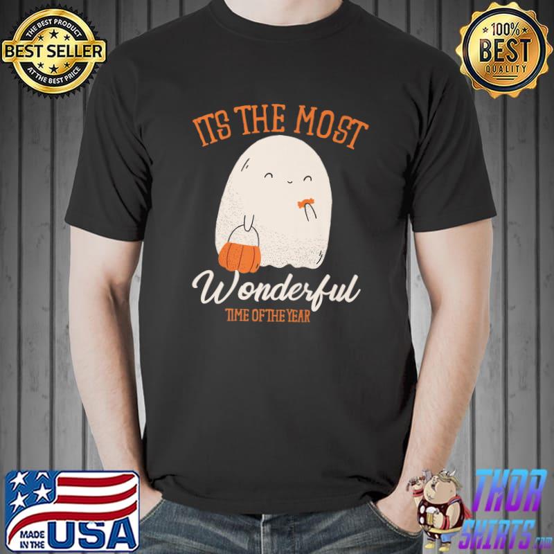 It's The Most Wonderful Time Of The Year Ghost Candy Halloween T-Shirt