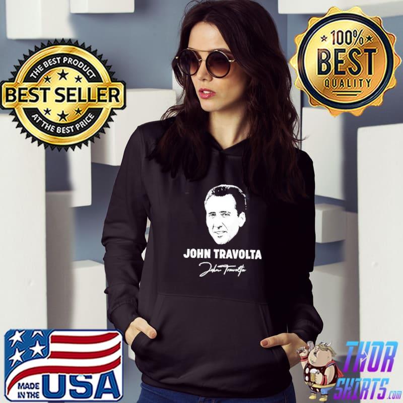 John travolta nicolas cage white art trending classic s Hoodie