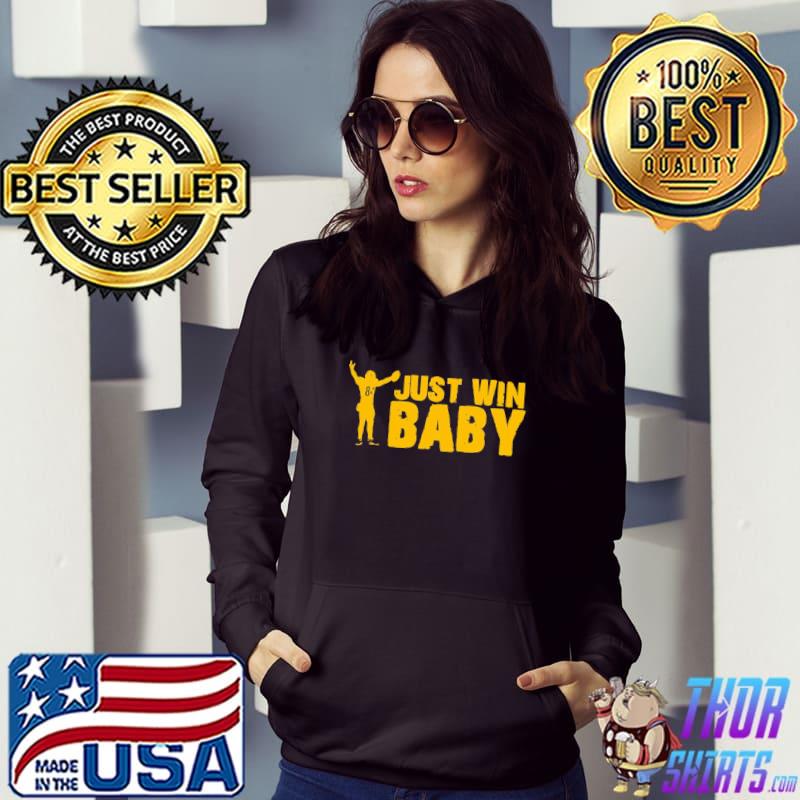 Just win baby Football NFL antonio brown yellow design classic s Hoodie