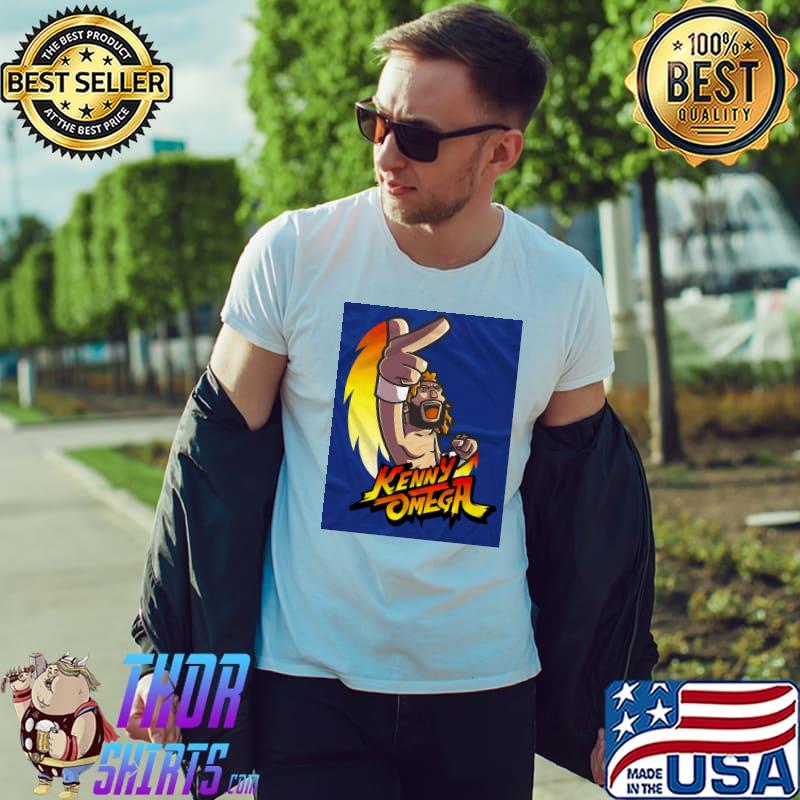 Kenny Omega Fighter Cartoon Shirt