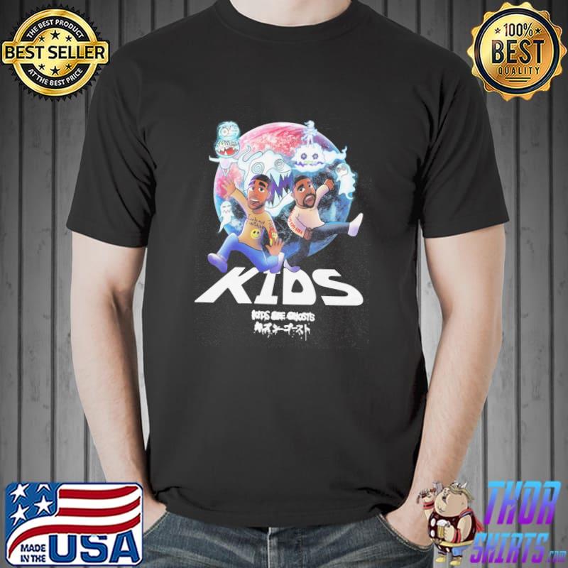 Kids see ghosts graphic kanye west kid cudI trending classic shirt