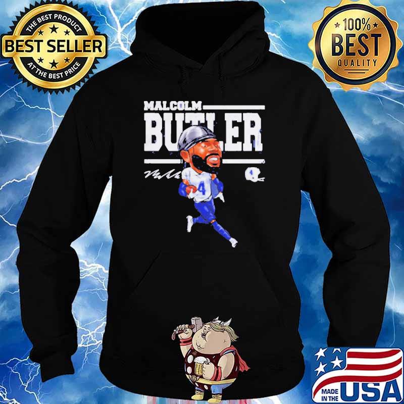 Malcolm Butler New England Patriots Cartoon signature s Hoodie