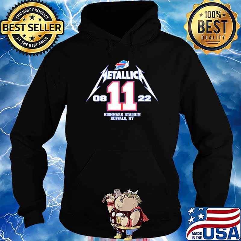 Metallica Buffalo 11 08 2022 Tour Highmark Stadium Shirt Hoodie