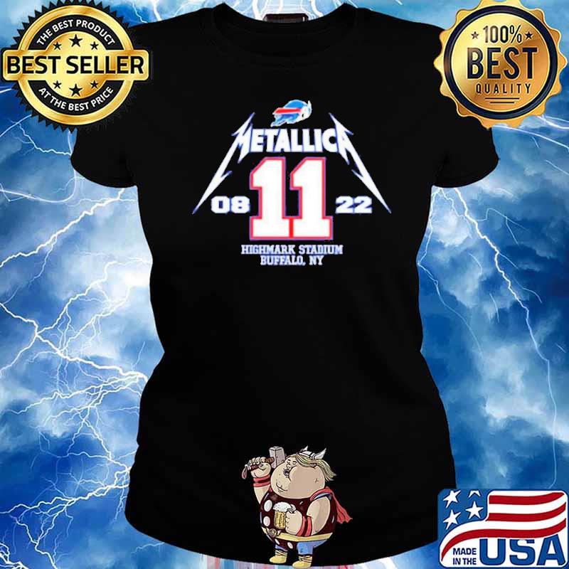 Metallica Buffalo 11 08 2022 Tour Highmark Stadium Shirt Ladies tee