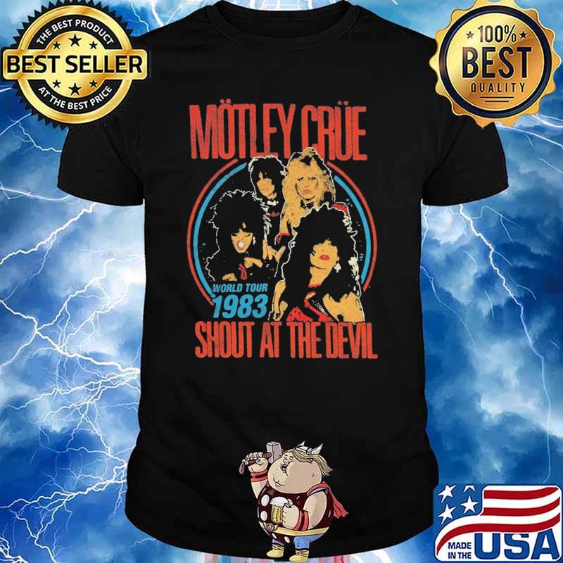 Motley Crue World Tour 1983 Shout At the Devil Shirt