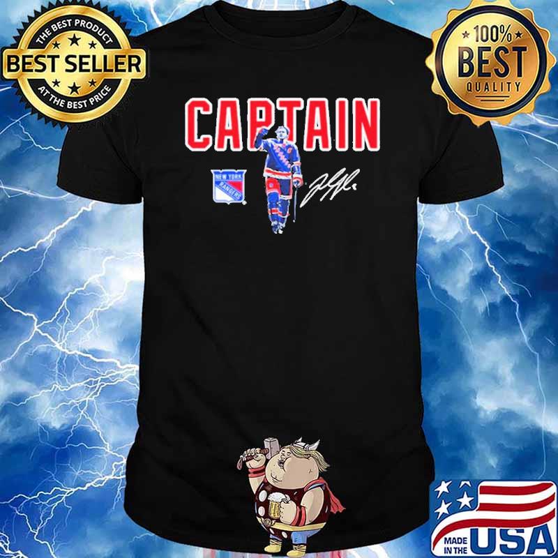 New York rangers breakingt exclusive rangers trouba captain signature shirt