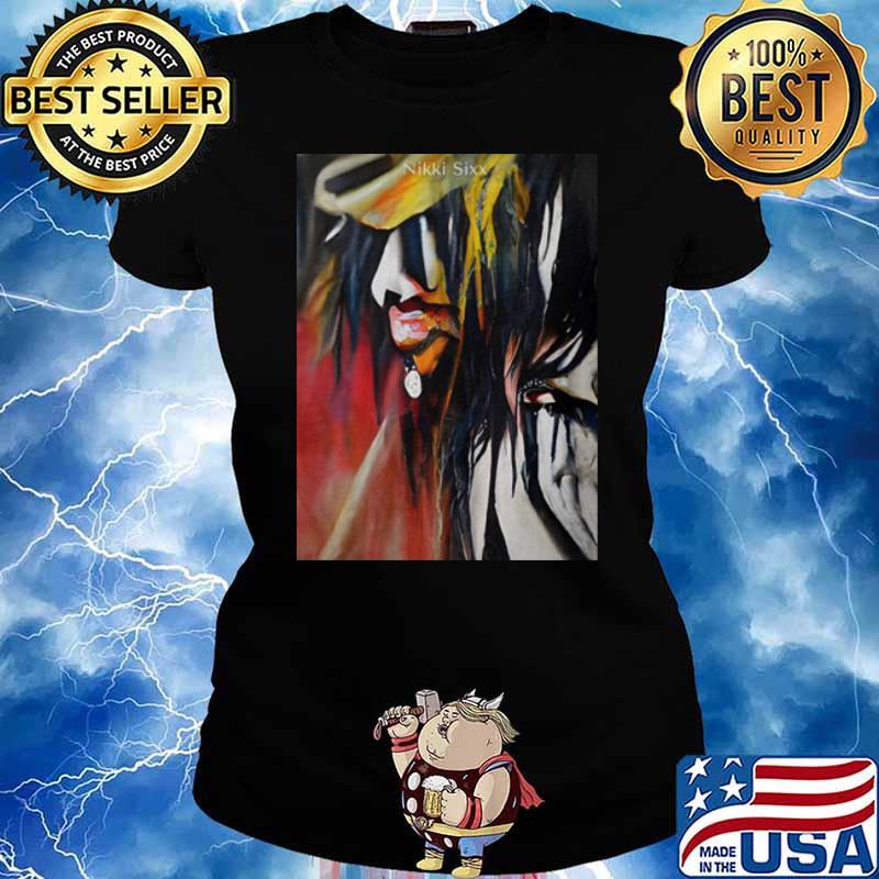 Nikki Sixx AI generated s Ladies tee