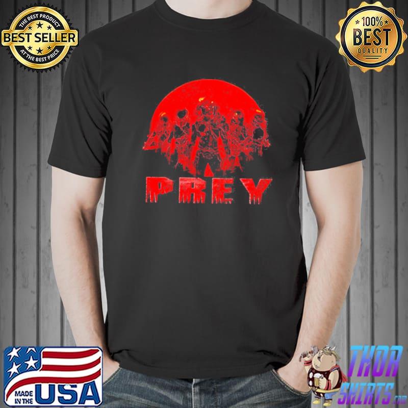 Prey for movie yellow crack classic shirt