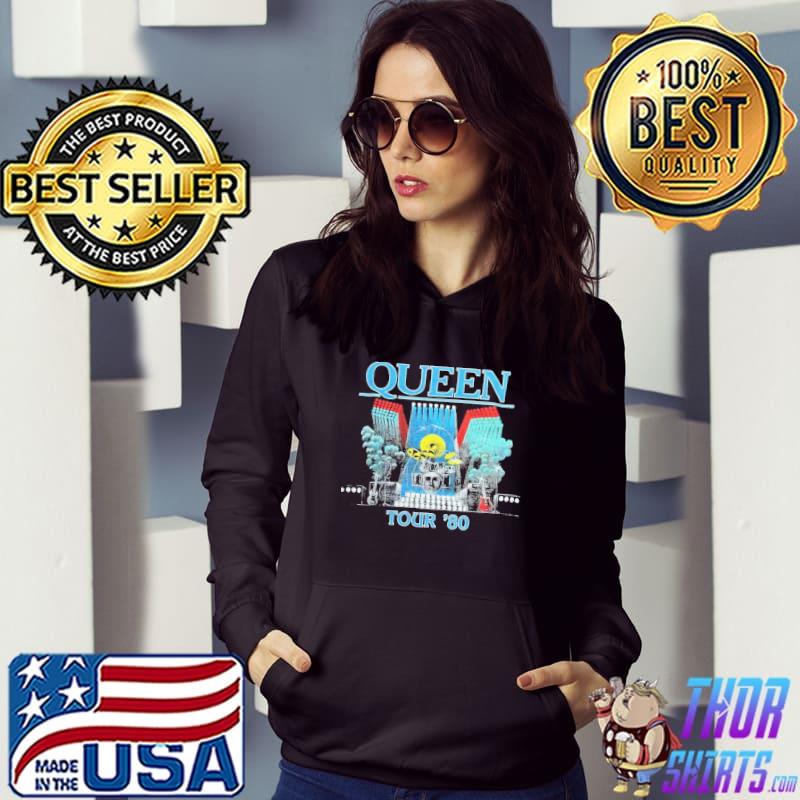 Queen tour 80 retro design 100 ly licensed classic s Hoodie