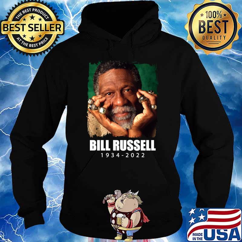 Rip Bill Russell 1934 2022 Thank You Shirt, hoodie, sweater, long sleeve  and tank top