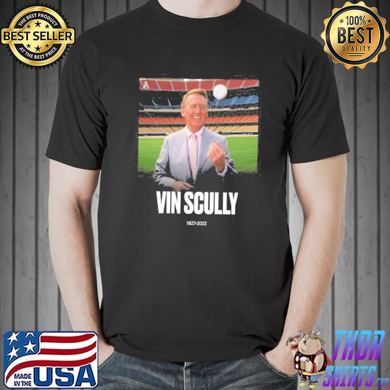 Rip vin scully 1927 2022 Dodgers broadcasting legend classic shirt