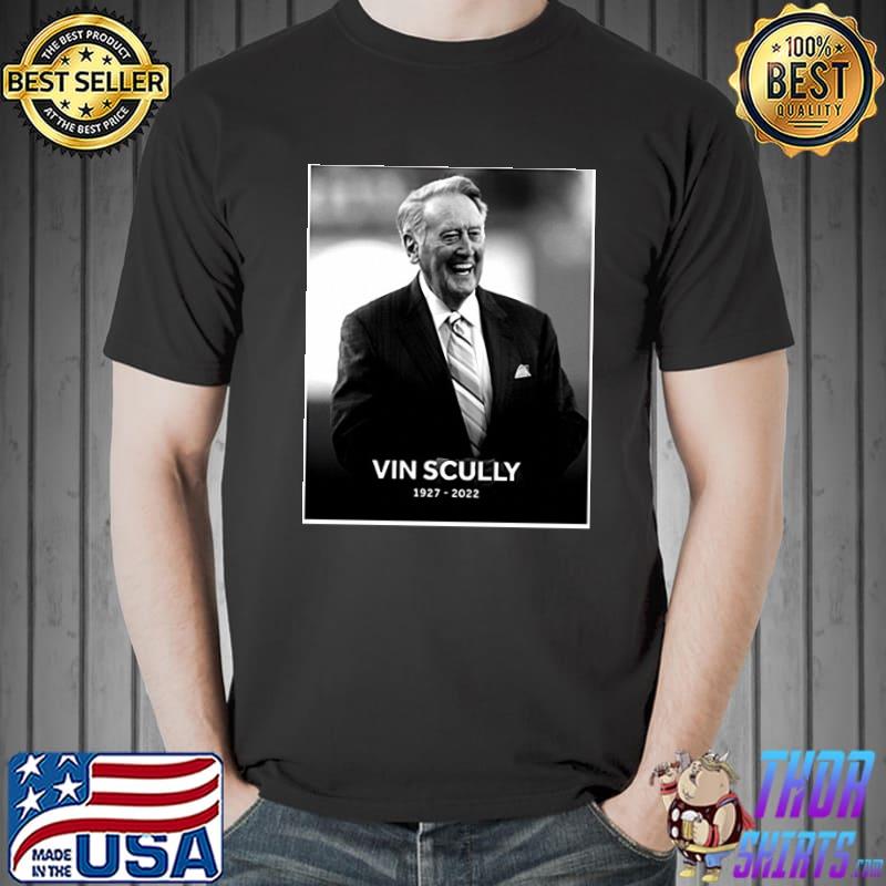 Rip vin scully 1927 2022 legendary Dodgers broadcaster classic shirt