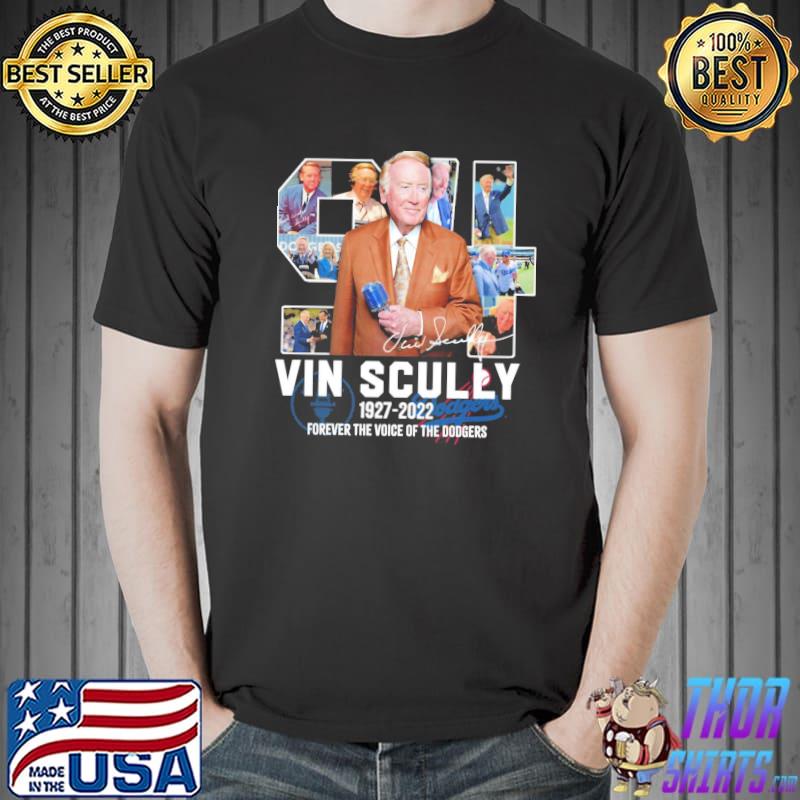 Rip Vin Scully Forever Voice Of LA Dodgers 1927 2022 Shirt - Best Seller  Shirts Design In Usa