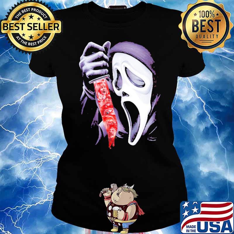 Scream Horror Knife Shirt Ladies tee