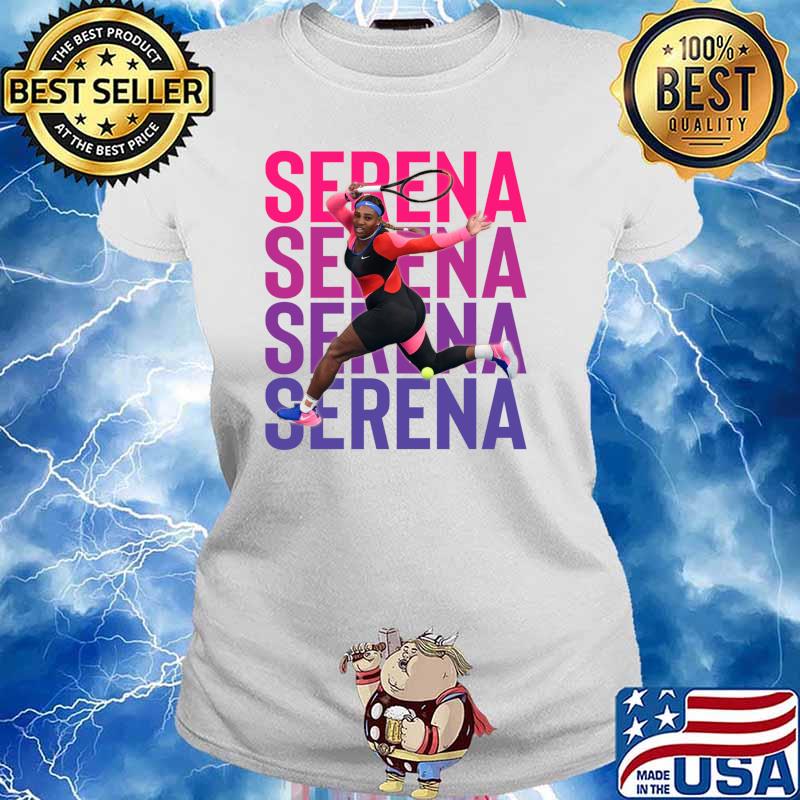 Serena Williams Tennis Pink Essential T-Shirt Ladies tee