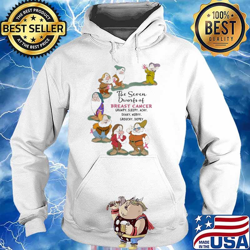 The Seven Dwarfs Of Breast Cancer Shirt Hoodie