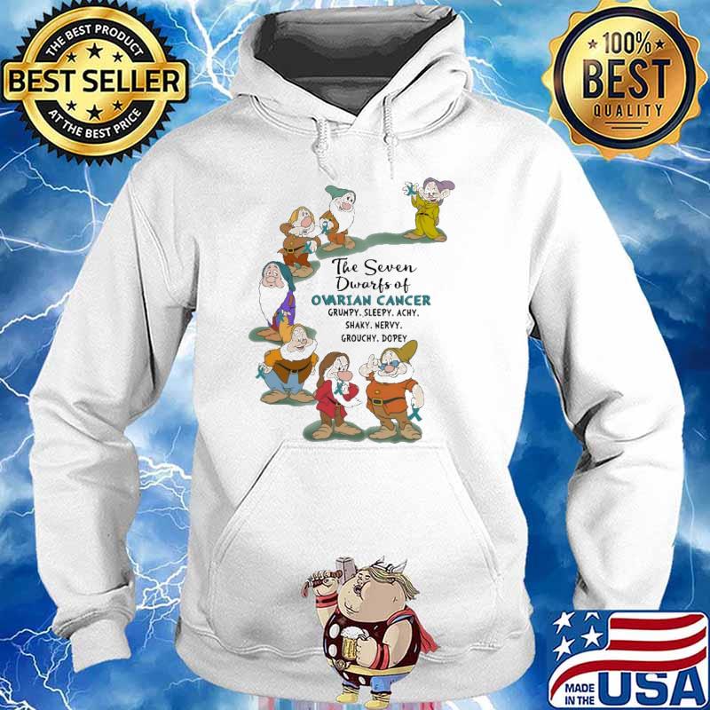 The Seven Dwarfs Of Ovarian Cancer Shirt Hoodie