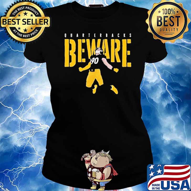 TJ Watt Quarterbacks Beware Pittsburgh Steelers Shirt Ladies tee