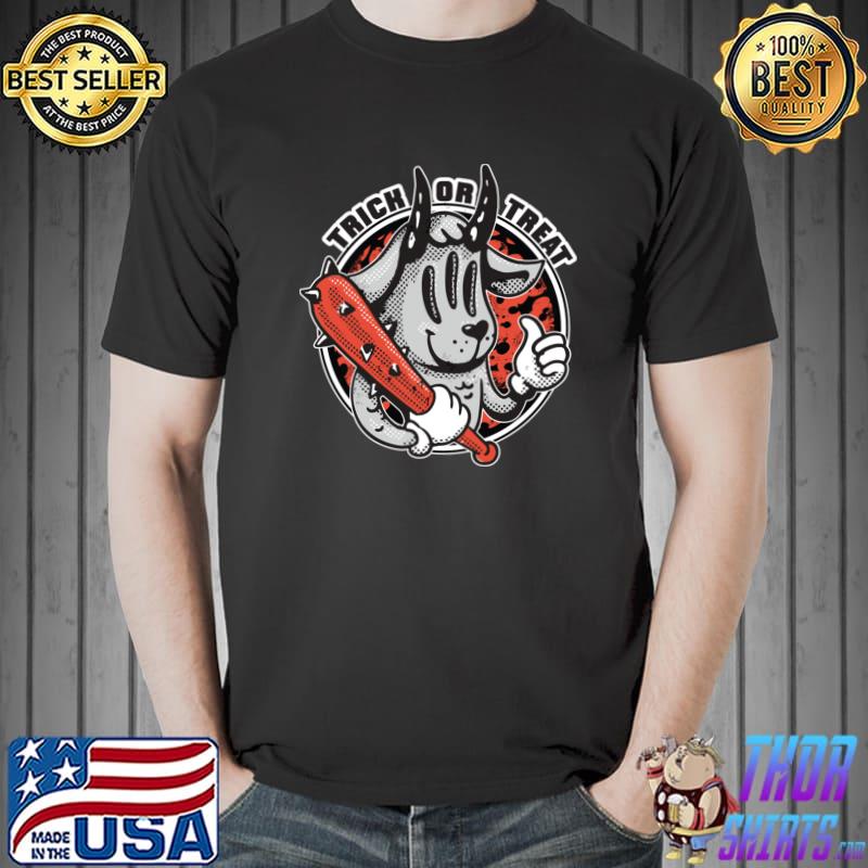 Trick Or Treat Halloween Monster Cartoon T-Shirt