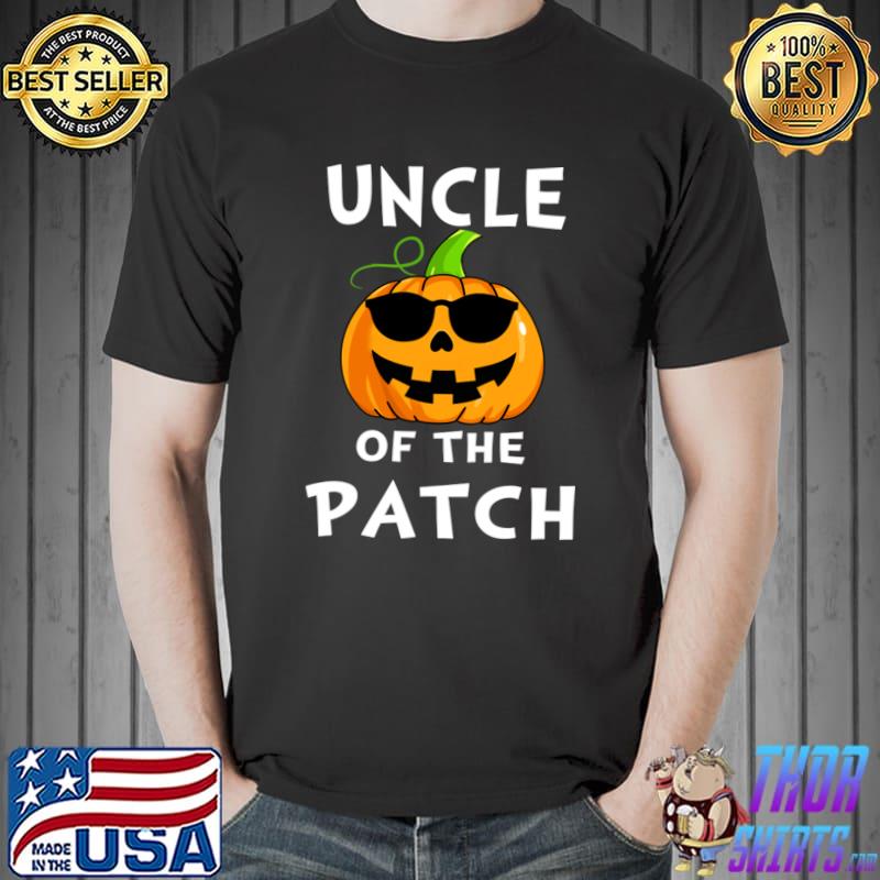 Uncle of the patch pumpkin sunglasses halloween T-Shirt
