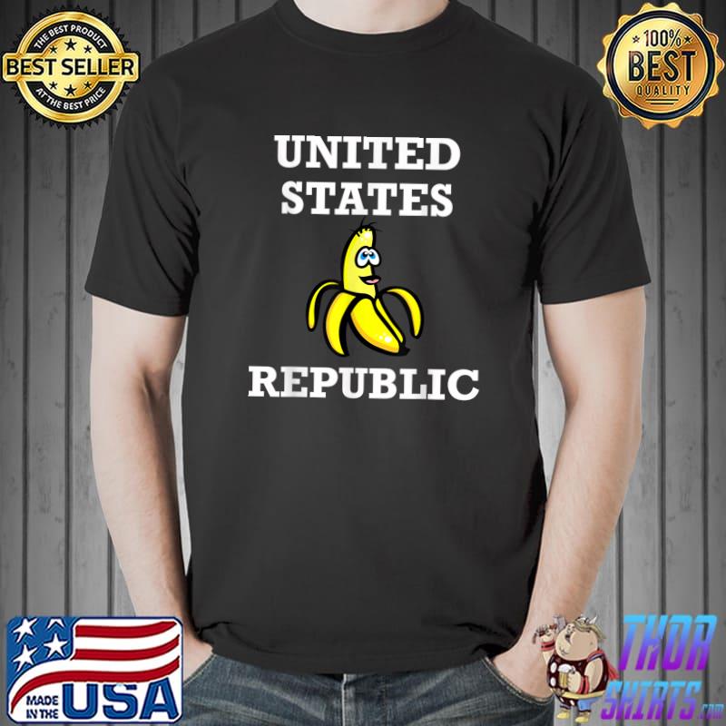 United States Republic Trump Banana Biden Republican T-Shirt