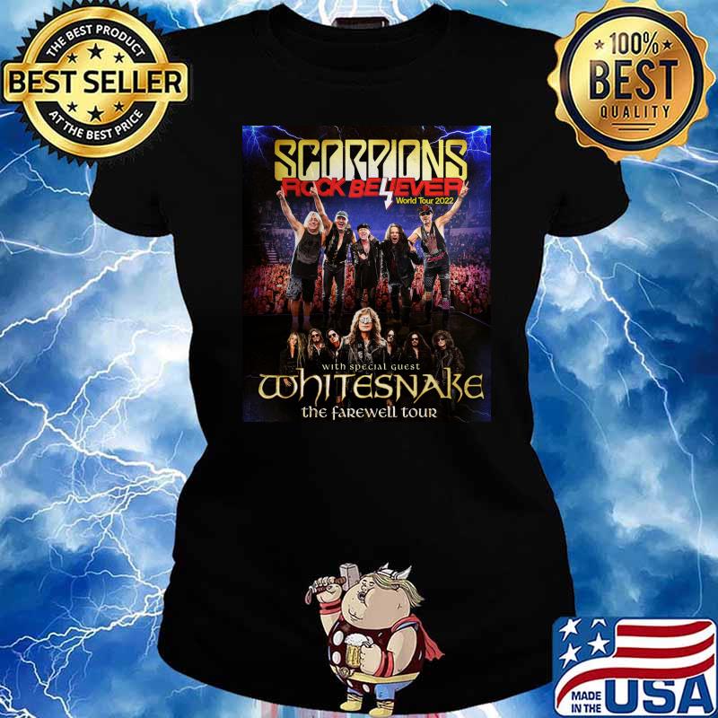 whitesnake scorpio rock believer tour 2022 masmei Essential T-Shirt Ladies tee