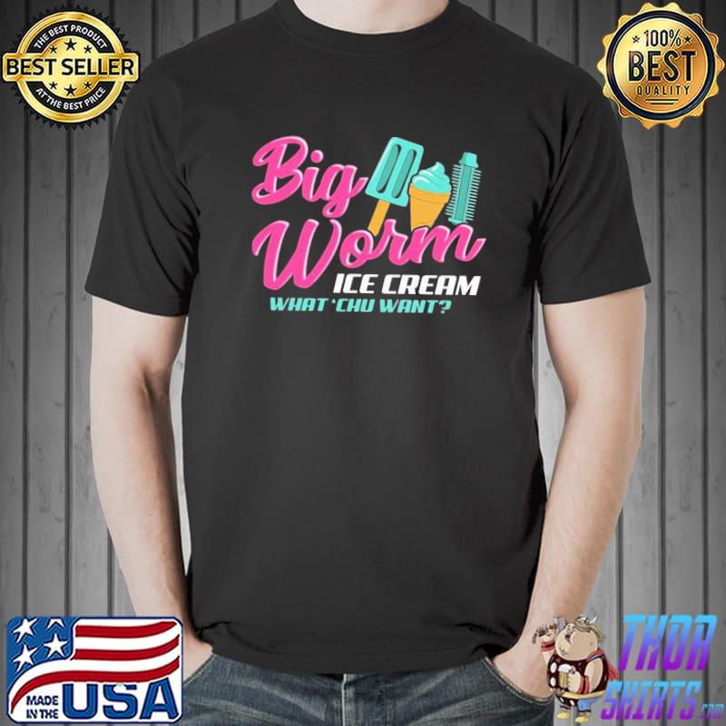 Big worms ice cream movie rap classic shirt