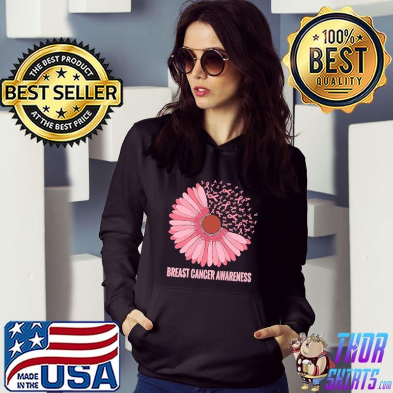 Cancer Shirt Women Breast Cancer Shirts Ribbon Awareness Sweatshirt