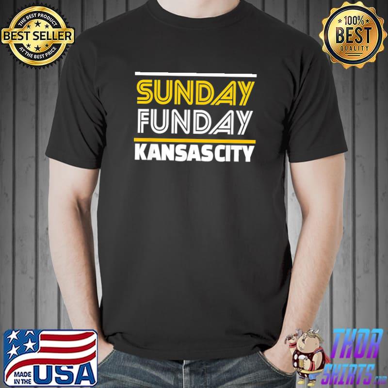 : KC Sunday Funday Kansas City Sunday Funday T-Shirt : Clothing,  Shoes & Jewelry