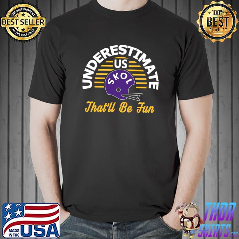 Minnesota Skol Football T-Shirt, Skol Shirt, Football Shirt