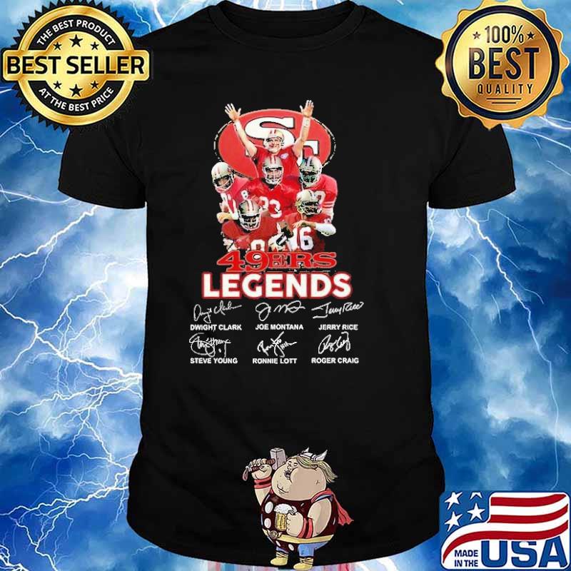 San Francisco 49ers Legends 3D All Over Print Shirt V26 - Tana Elegant