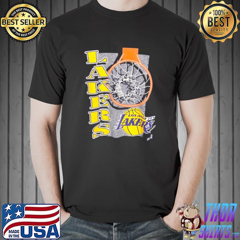 1992 los angeles Lakers logo NBA basketball team 90's vintage style shirt