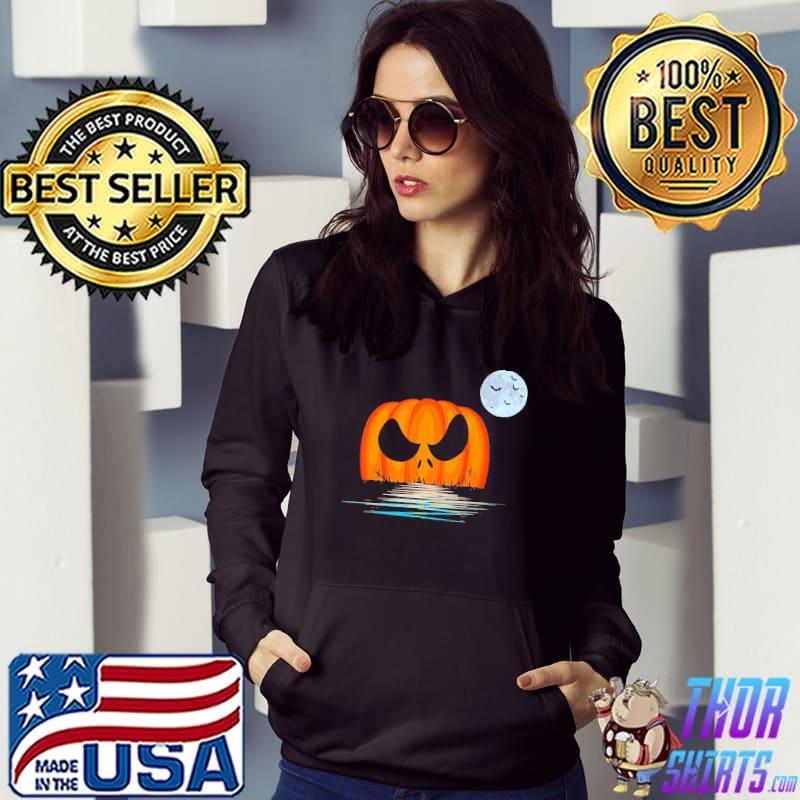 Adult pumpkin costume for halloween funny scary men women s Hoodie
