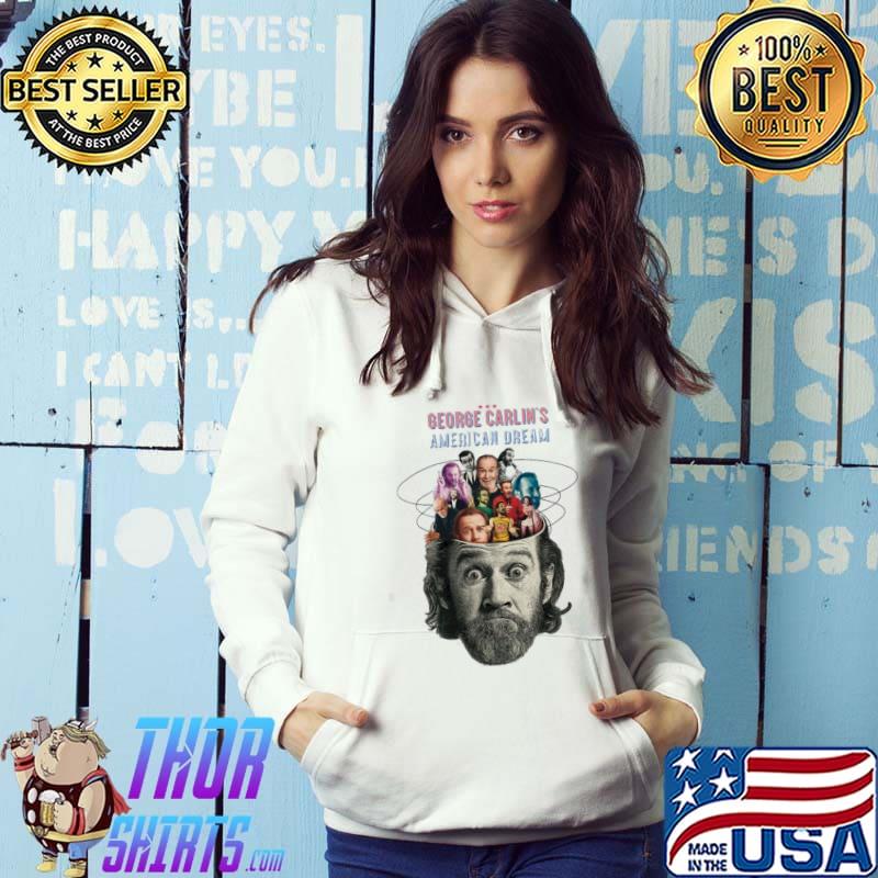 American dream minimalis art retro george carlin s Hoodie